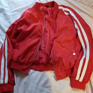 Red jacket
